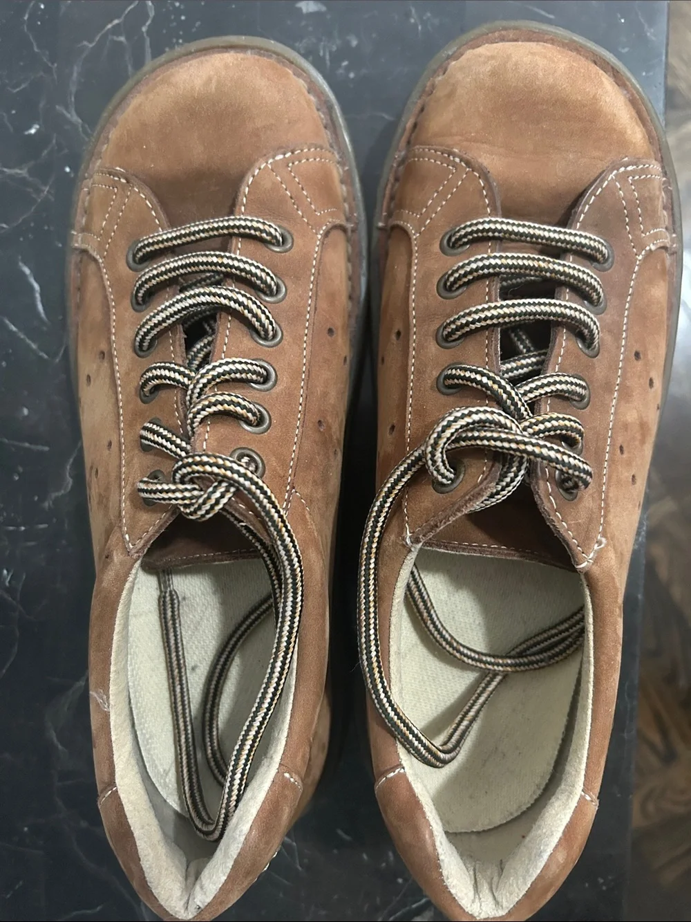 Vintage Doc Martins Casual Lace-Up Shoes - Brown